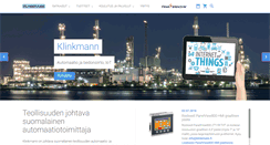 Desktop Screenshot of klinkmann.fi